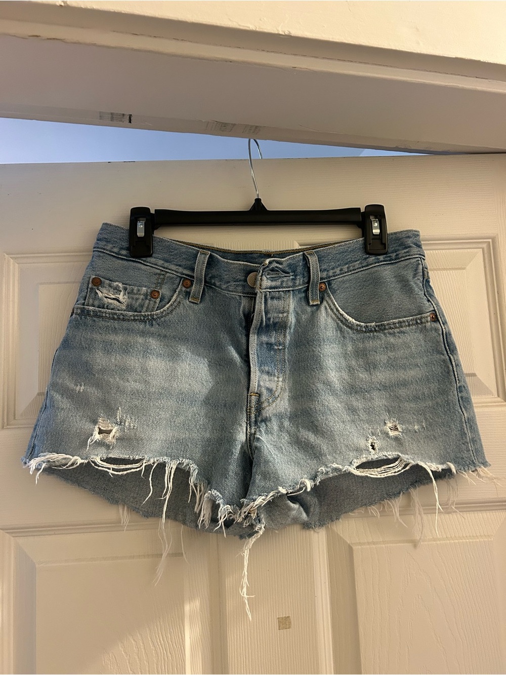 Levi's 501 Cutoff Denim Shorts